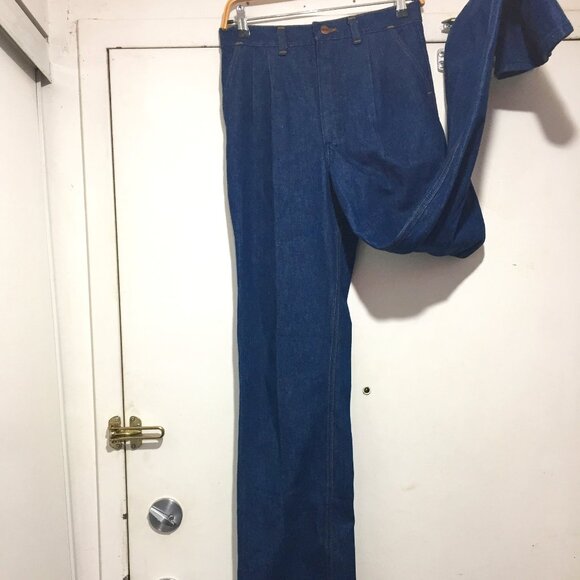 VINTAGE WRANGLER HIGH RISE JEANS SIZE 30X34 - Picture 6 of 13